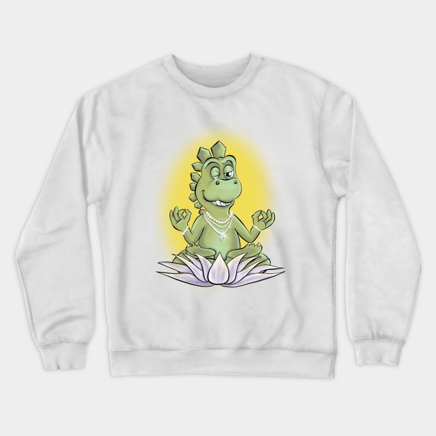 Zen reptile Crewneck Sweatshirt by Manxcraft